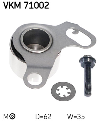 Натяжной ролик, ремень ГРМ - VKM 71002 SKF
